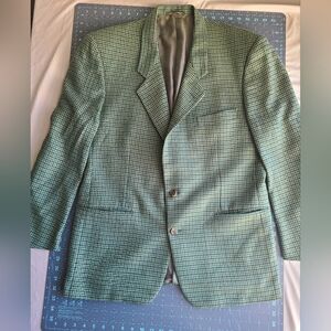 Corneliani Green Checkered Sport Coat
